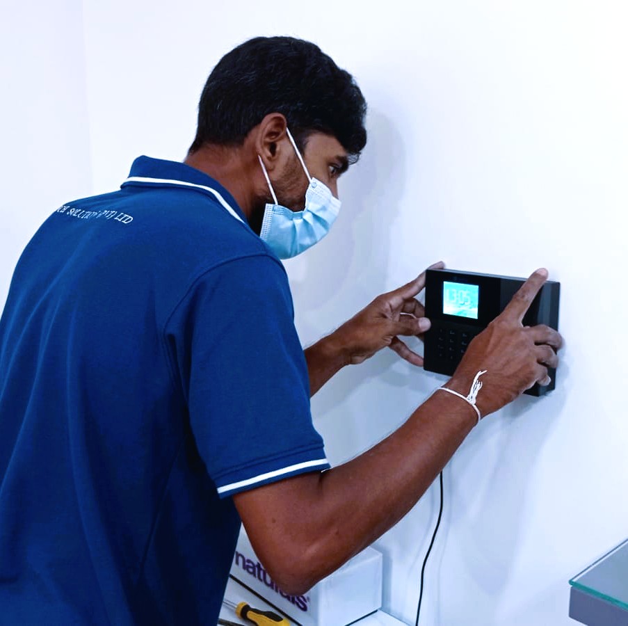 biometric attendance system installation 02